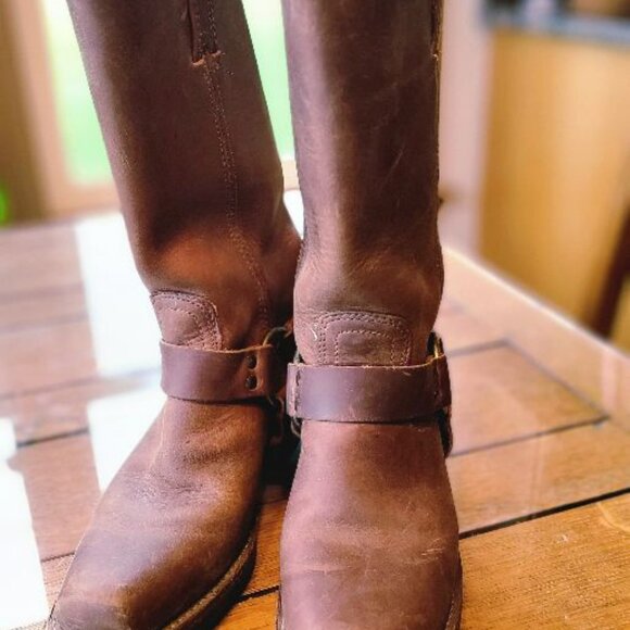 Frye Harness Boots Size 7M - Picture 2 of 7